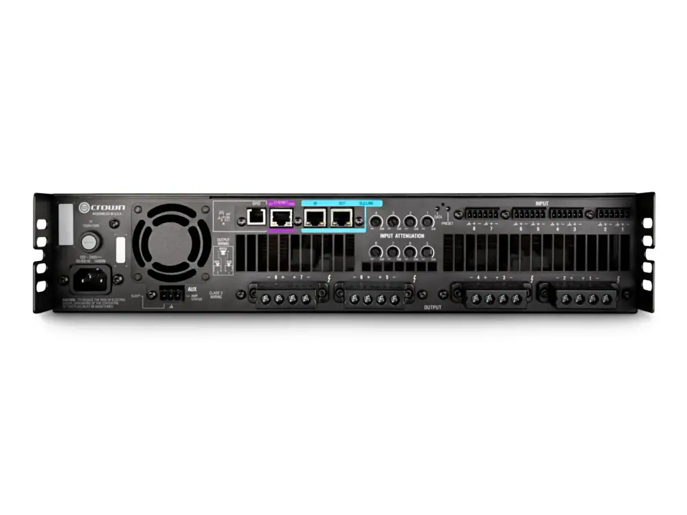 Crown DCI 8|300N - back panel