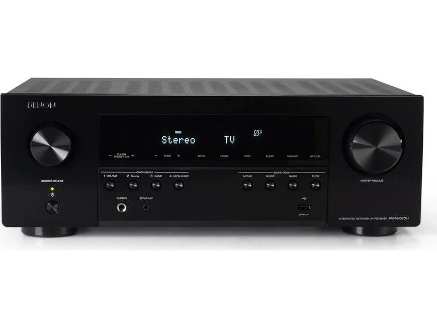 AVR-S670H AV receiver, front view