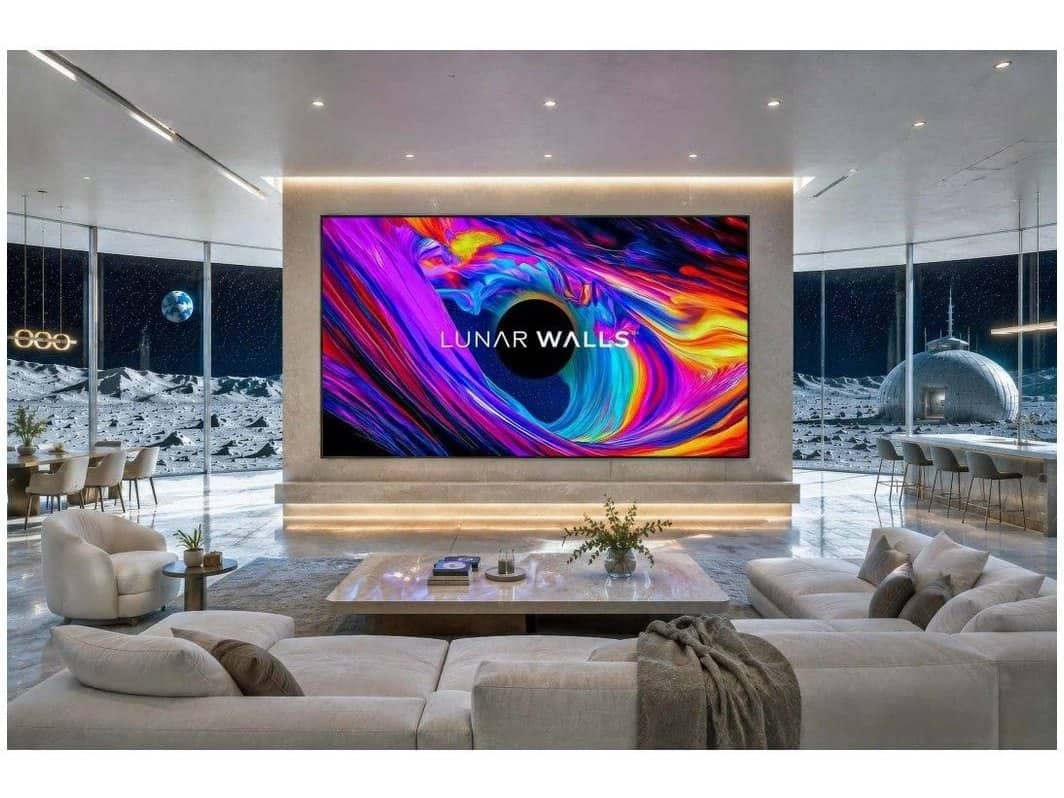 LP7070712S Phase 7680 190" 16:9 Widescreen Video Wall (1.2mm) - installed view
