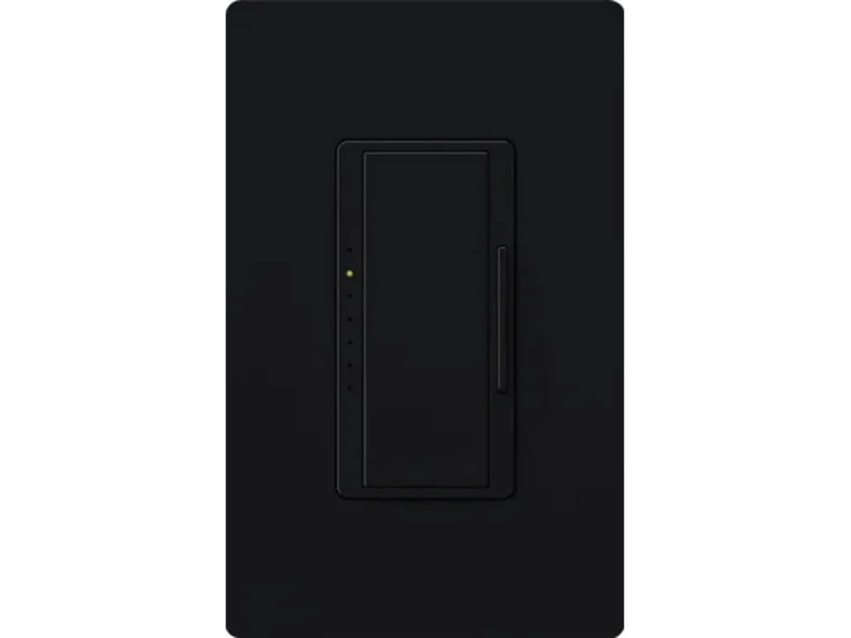 Lutron RRD-6ND-BL RadioRA 2 600W Neutral Wire Dimmer - Black