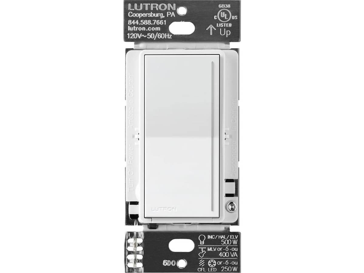 Lutron RRST-RD-WH RadioRA 3 Sunnata Companion Dimmer - White