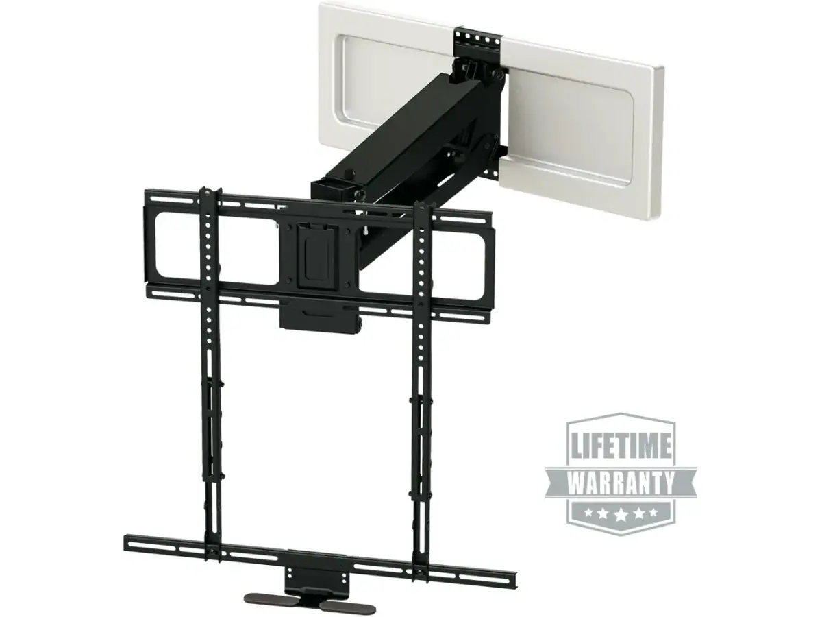 MantleMount mm540-enhanced-pull-down-tv-mount - front view