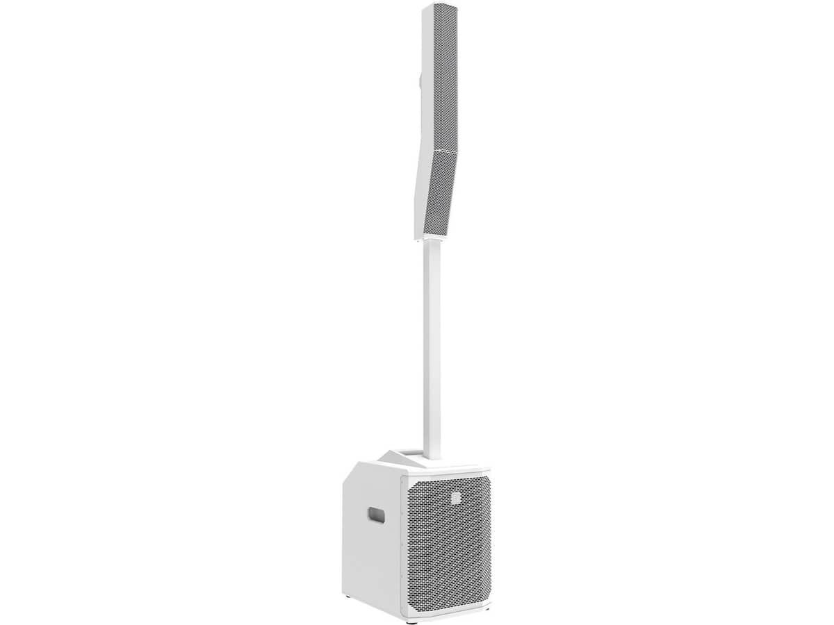 Electro-Voice EVOLVE 50M 1000W Portable Powered Bluetooth Column System with Built-In 8-Channel Digital Mixer and QuickSmart Link - White