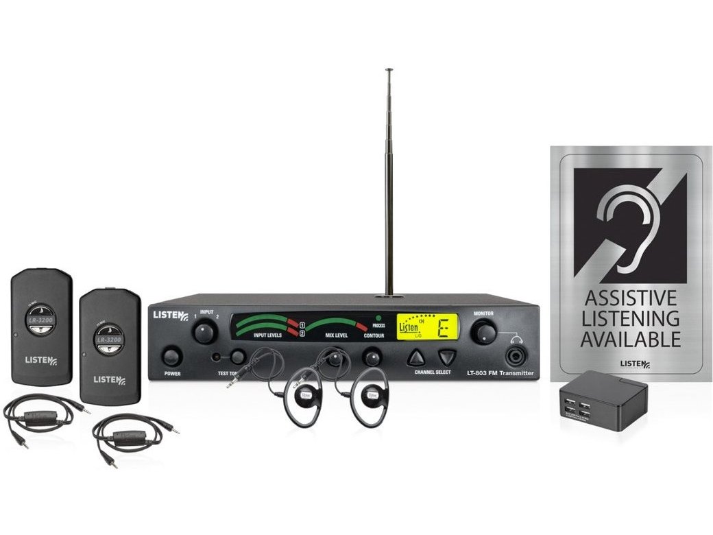 Listen Tech LS-30-072 iDSP Essentials Starter Stationary RF System (72 MHz)